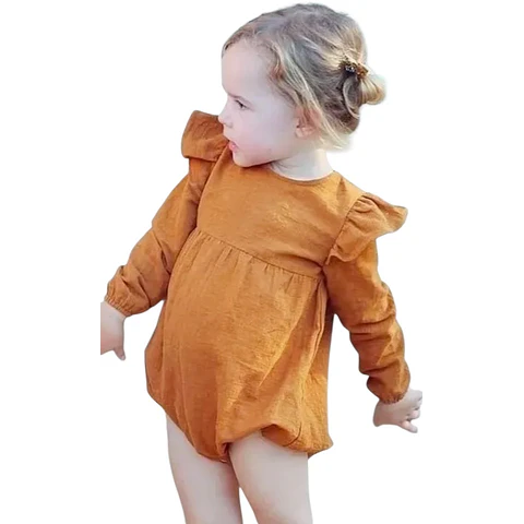 Molde Digital Body Beba Sisa Con Volado, Pack Talles 1 Al 5