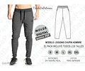 Molde Imprimible Pantalón Chupin Hombre Talles Del S Al 2xl