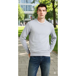 Molde Digital Buzo Cuello Redondo,patron Pack Talles S A Xxl