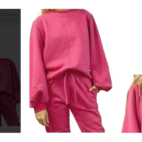 Molde Digital Polerón De Mujer Mangas Globo, pack Talles S A Xxl