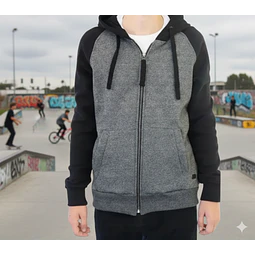 Molde Digital Chaqueta Ranglan C / Capucha Pack 5 Talles!