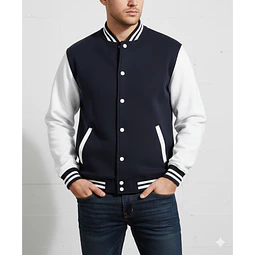 Molde Digital Chaqueta Estilo Universitario Pack 5 Talles!