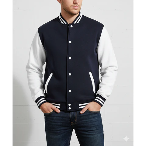 Molde Digital Chaqueta Estilo Universitario Pack 5 Talles!