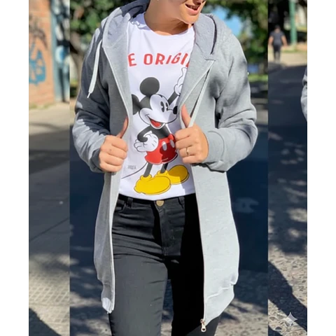 Molde Digital Chaqueta Buzo Mujer, Patron Pack Talles S A Xxl