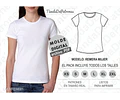 Molde Patron Imprimible Polera Basica Mujer Talles Xs Al 2xl