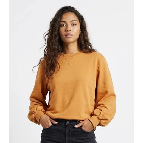 Molde Digital Polerón De Mujer Manga Abullonada, Talles S A Xxl