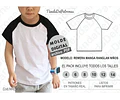 Moldes Patrones Polera Ranglan Niños Talles 4/6/8/10/12/14