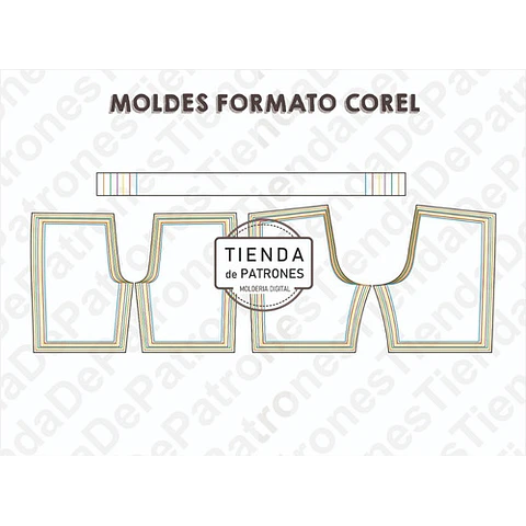 Molde Patron Coreldraw Short Futbol Hombre Del Xs Al 3xl