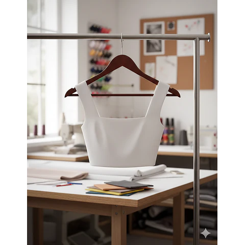 Molde Digital Top Escote Horizontal Pack Talles S A Xxl