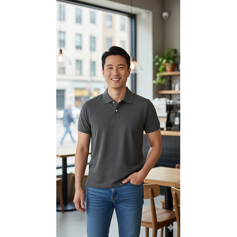 Molde Digital Chomba/polo Hombre Patron Pack 5 Talles!