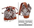 Molde De Costura, Patron Cartera Bandolera , Imprimible Pdf