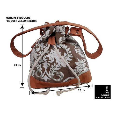 Molde De Costura, Patron Cartera Bandolera , Imprimible Pdf