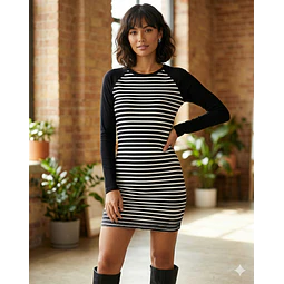 Molde Digital Vestido Manga Ranglan, Pack Talles S A Xxl