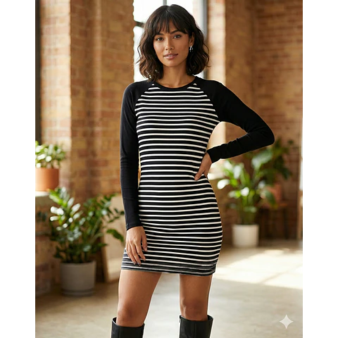 Molde Digital Vestido Manga Ranglan, Pack Talles S A Xxl