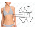 Moldes Patrones Imprimibles Bikini Mujer Talles S / M / L 