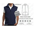 Molde Patron Imprimible Chaleco Unisex Talles Del Xs Al Xl