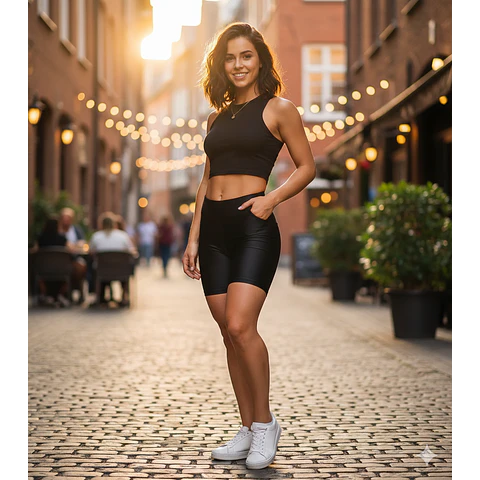 Molde Digital Calza Ciclista, Patron Pack Talles S A Xxl