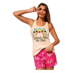 Molde Digital Short Pijama De Punto, Pack Talles S Al Xxl