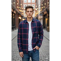 Molde Digital Camisa Manga Larga Hombre Pack De 5 Talles!