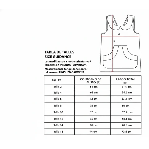 Molde De Costura, Patron Pechera Escolar Cruzada Para Niños