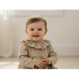 Molde Digital Body Bebe Cuello Arlequin, Pack Talles 1 Al 5