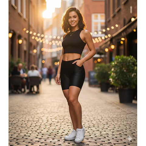 Molde Digital Short Ciclista Lycra Patron Pack 5 Talles!