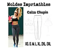 Moldes Patrones Imprimibles De Ropa Calza Chupin Xs Al 3xl