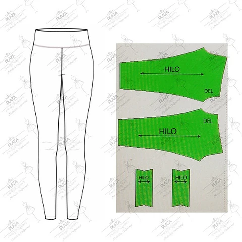 Moldes Patrones Imprimibles De Ropa Calza Chupin Xs Al 3xl