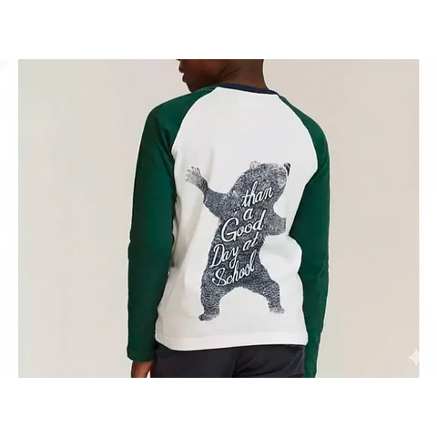 Molde De Costura, Patron Remera Ranglan Ml Nene , Imprimible