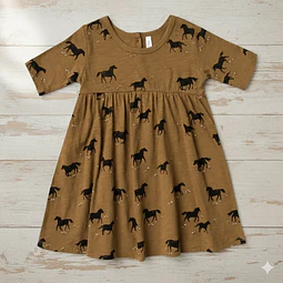 Molde Digital Vestido Beba C/frunce Pack Talles 1 Al 5