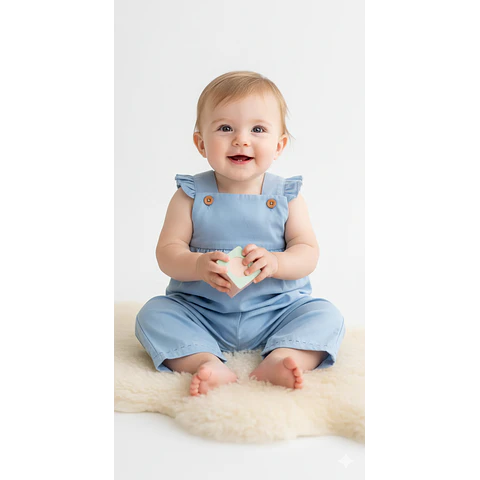 Molde Digital Enterito Beba Bretel C/volado, Talles 1 Al 5