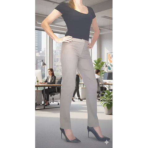 Molde Digital Pantalon De Vestir , Oficina , Talles S Al Xxl