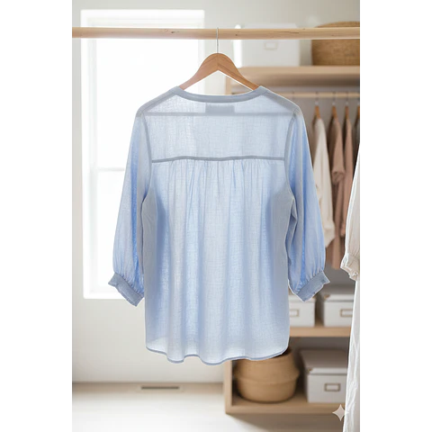 Molde Digital Blusa Canesu C/frunces Patron Pack 5 Talles!