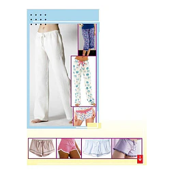 Patrones Moldes Imprimibles Pijamas Pantalones 4 Modelos