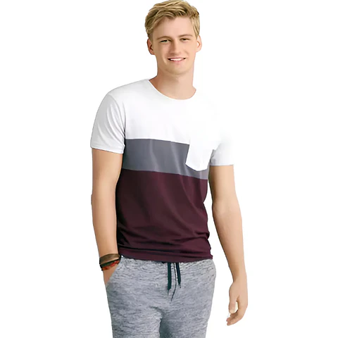 Molde Digital Remera Con Triple Recorte Patron Pack 5 Talles