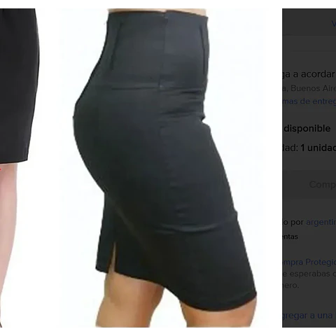 Molde Digital Falda De Vestir / Oficina, Pack Talles S A Xxl