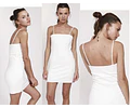 Molde Digital Vestido Strapless C/breteles Talles S Al Xxl