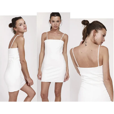 Molde Digital Vestido Strapless C/breteles Talles S Al Xxl