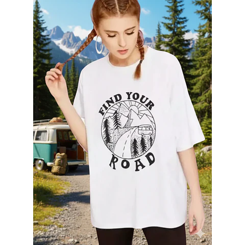 Molde Digital Remera Oversize Boxy Fit, Pack Talles Xs Al Xl