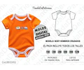 Molde Imprimible en PDF – Body Bebé Hombros Cruzados