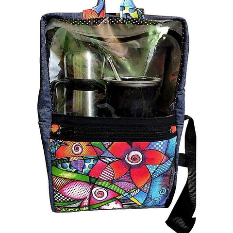 Molde De Costura, Patron Bolso Mate, Pic Nic, Imprimible Pdf