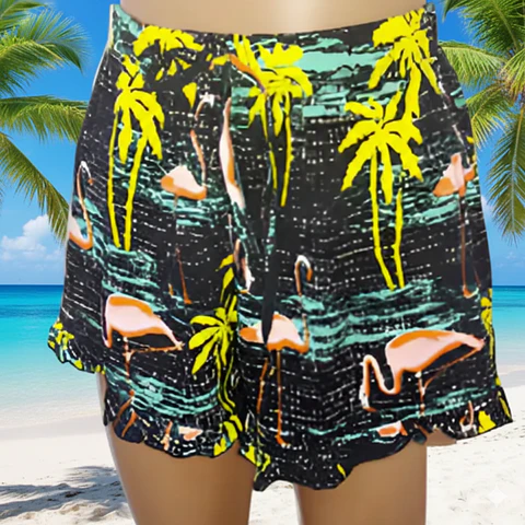 Molde Digital Short Volado Ruedo Patron Pack Talles S Al Xxl