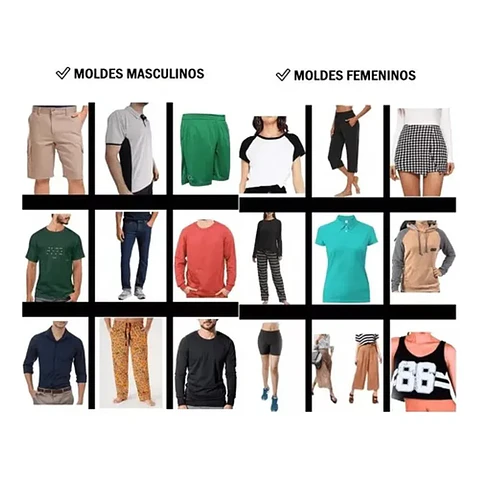 600 Moldes Patrones De Ropa Para Mujeres Hombres Y Niños