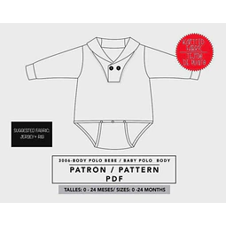 Molde De Costura, Patron Polera Con Cartera Bebe, Imprimible