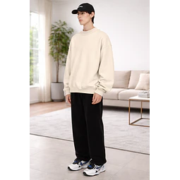 Molde Digital Polerón Oversize Costuras Expuestas, Talles S A Xxl