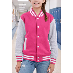 Molde Digital Chaqueta estilo Universitario Niños unisex, pack Talles 4 A 16