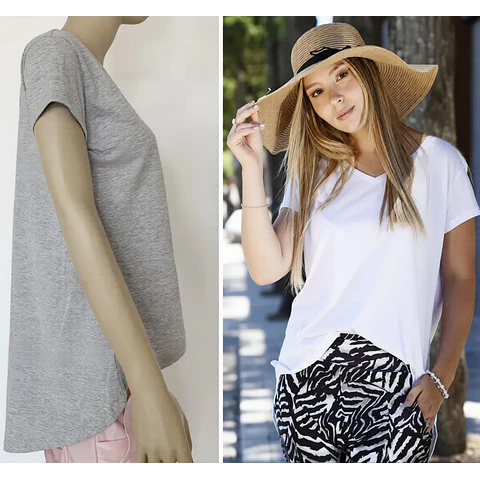 Molde Digital Polera Con Cola, Pack Talles 3xl Al 7xl