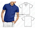 Molde Patron Imprimible Polera Polo Hombre Talles Del Xs Al 3xl