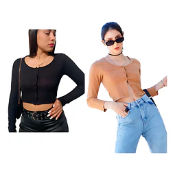 Molde Digital Chaqueta Liviana Con Botones, Pack Talles S Al Xxl