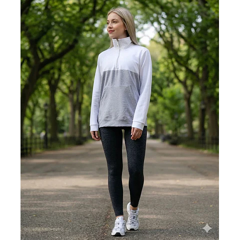 Molde Digital Polerón Cuello Alto Con recorte, pack Talles S A Xxl